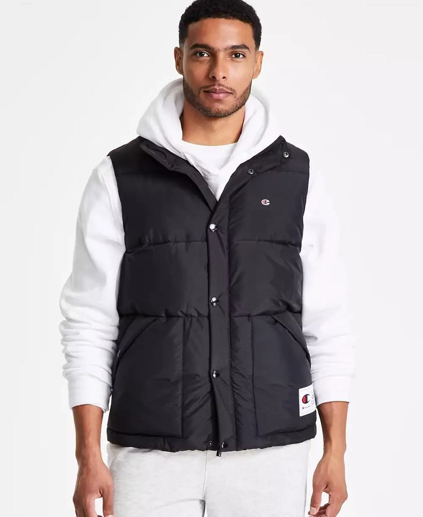 CHAMPION Men's Solid-Color Quilted Puffer Vest