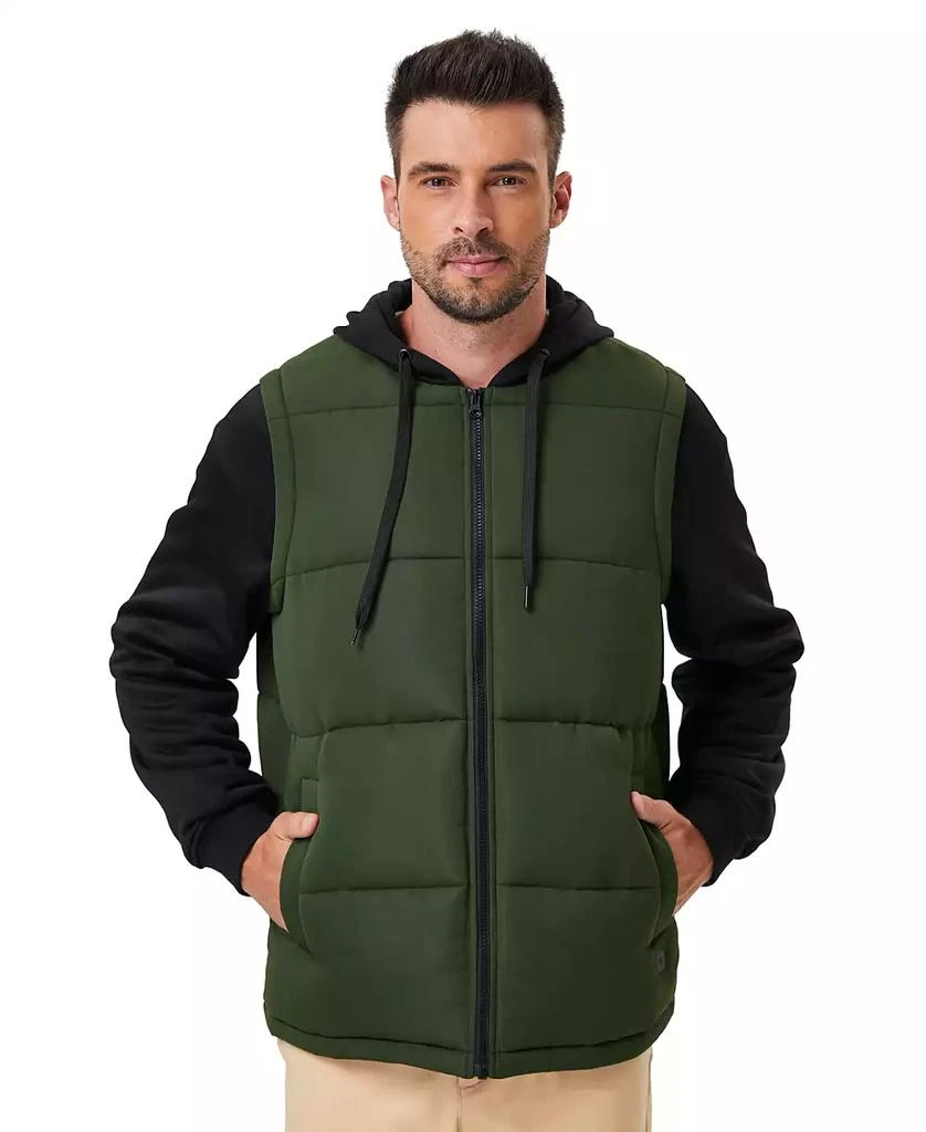 HAWKE & CO Men's Puffer Vest & Hoodie 3