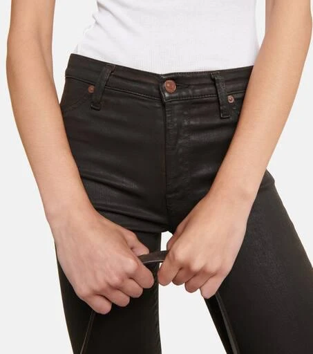 7 For All Mankind Slim Illusion mid-rise skinny jeans 4