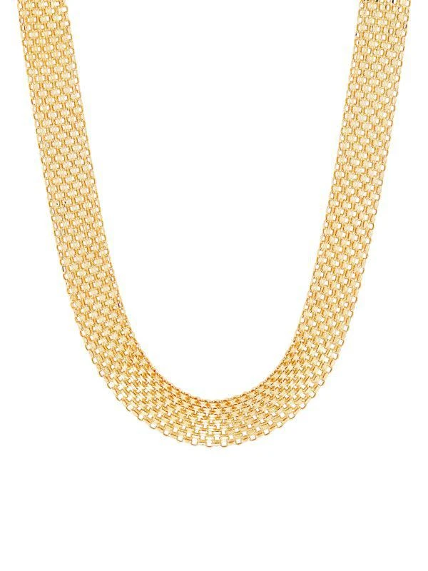 Saks Fifth Avenue 14K Yellow Gold Bismark Chain Necklace/18" 1