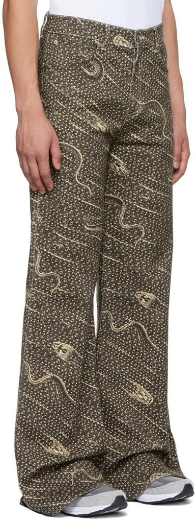 LU'U DAN Black Snake Phat Jeans 2