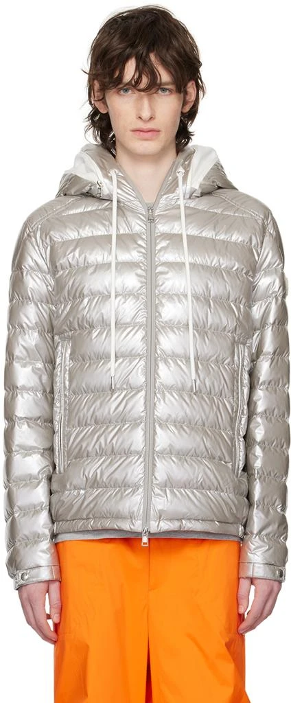 Moncler Silver Akinari Down Jacket 1