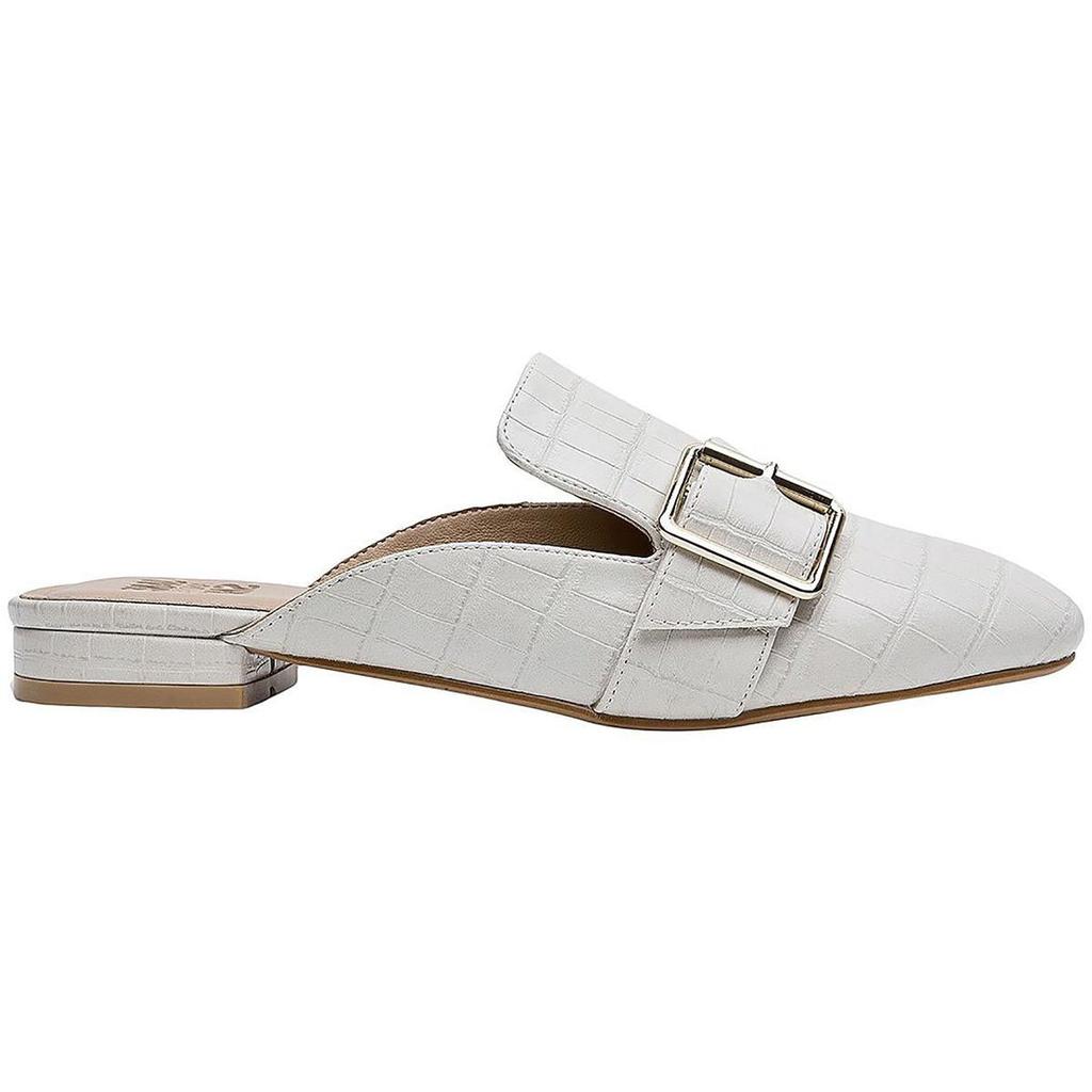JANE AND THE SHOE Isla Womens Buckle Slip-On Mules