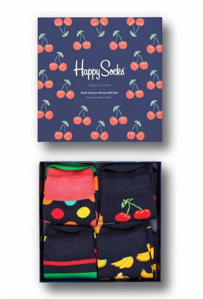 Happy Socks Kids 4 Pack Classic Gift Set 5
