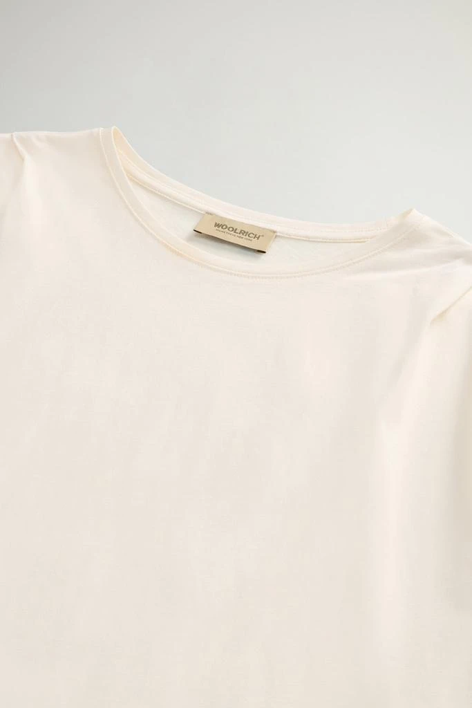 Woolrich T-Shirt in Pure Pima Cotton - Women - Blue 6