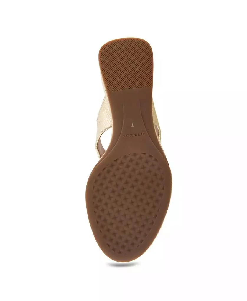Aerosoles Women's Norine Slip-On Wedge Sandals 5