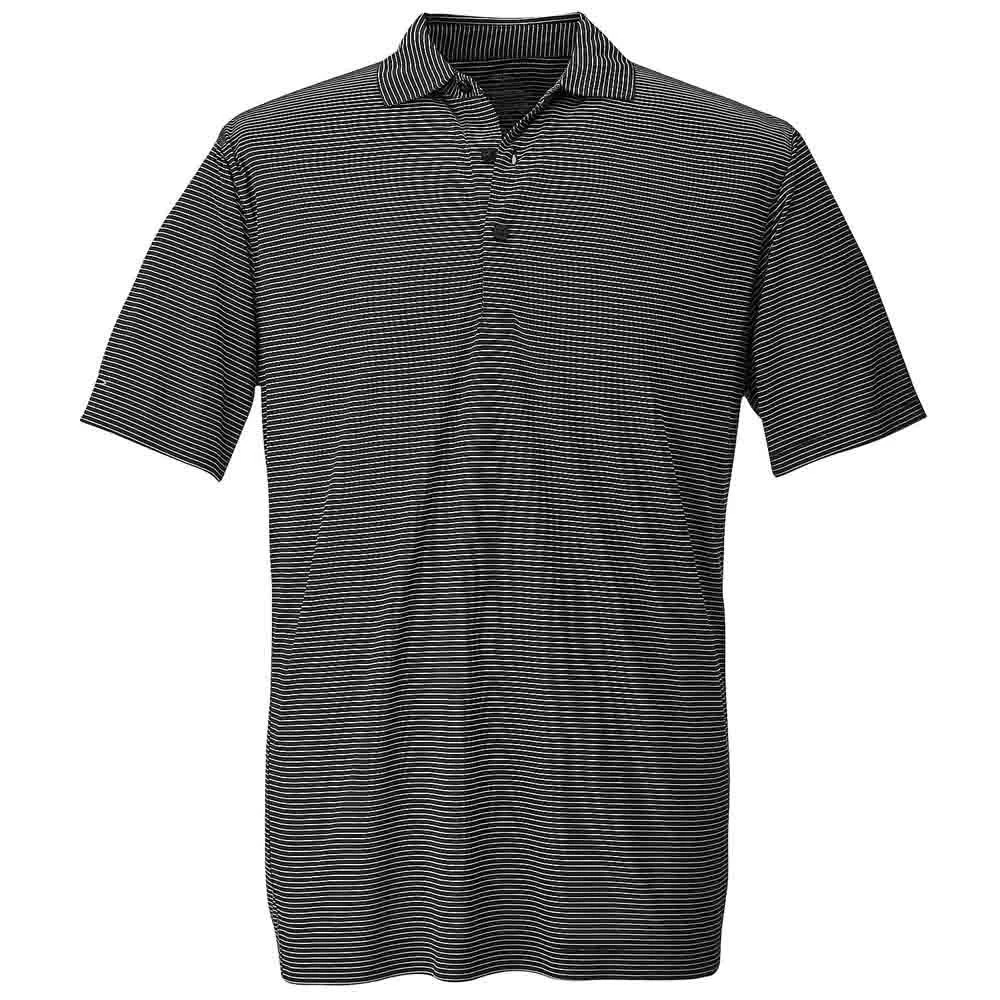 Page & Tuttle Two Color Feedstripe Short Sleeve Polo Shirt 1
