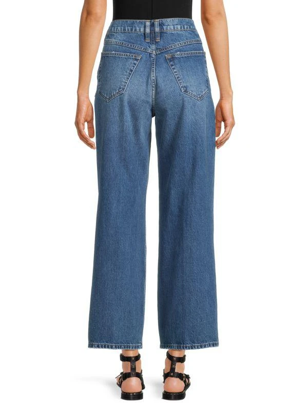 FRAME Pixie High Rise Ankle Wide Leg Jeans 2