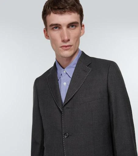 Comme des Garcons Single-breasted wool blazer 5