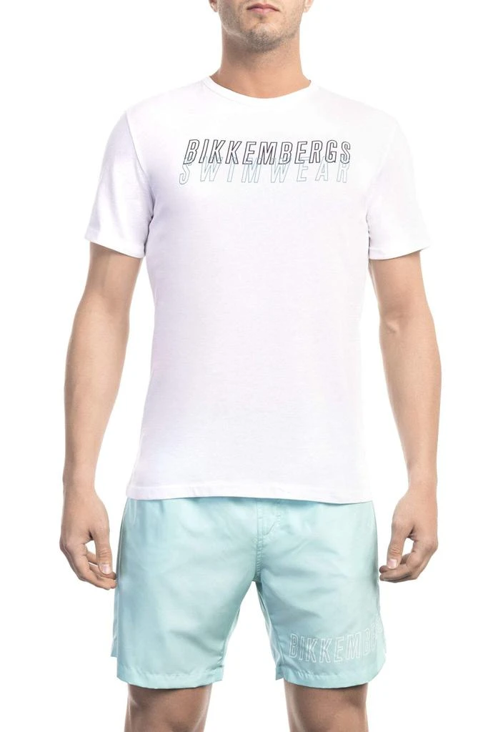 BIKKEMBERGS Bikkembergs White Cotton T-Shirt 1