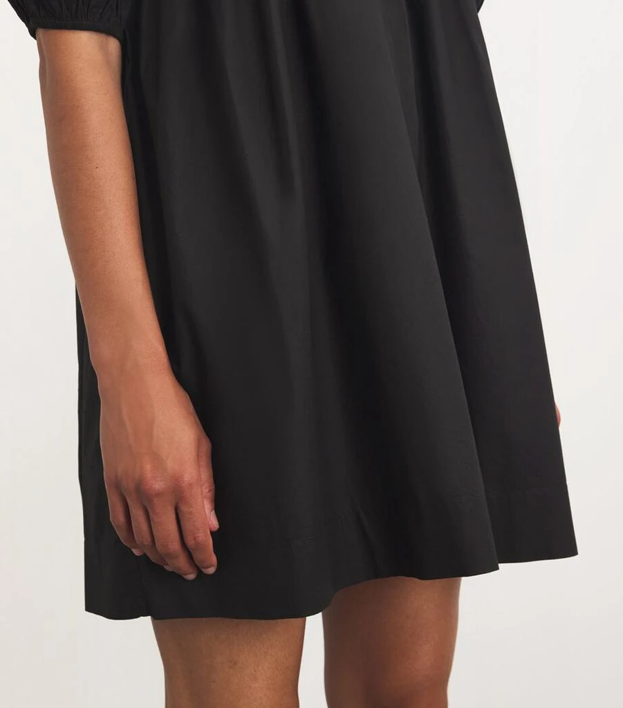 Ganni Cotton Tie-Front Dress 6
