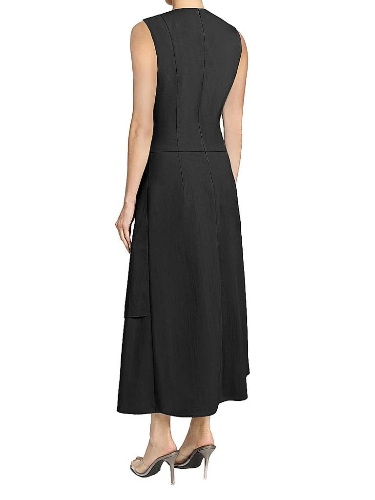 Santorelli Multi-Panel Asymmetric Midi-Dress 3