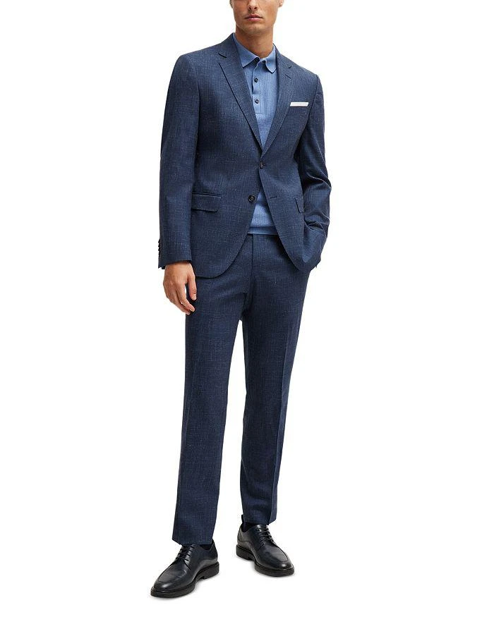 hugo boss slim fit dress pants Hugo Boss Aerins Slim Fit Charcoal Gray Heather Two Button Wool Blazer  Sportcoat main image 0