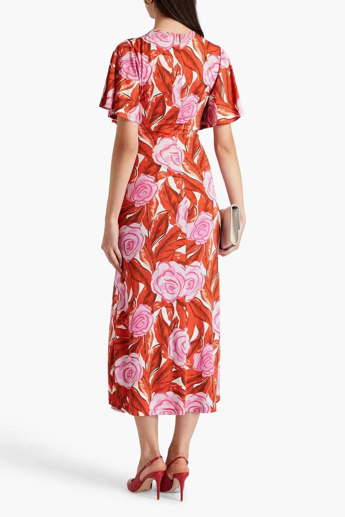 Diane von Furstenberg Zetna wrap-effect floral-print jersey midi dress 3
