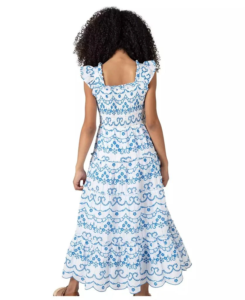 Rare Editions Big Girls Embroidered Eyelet Maxi Dress 3
