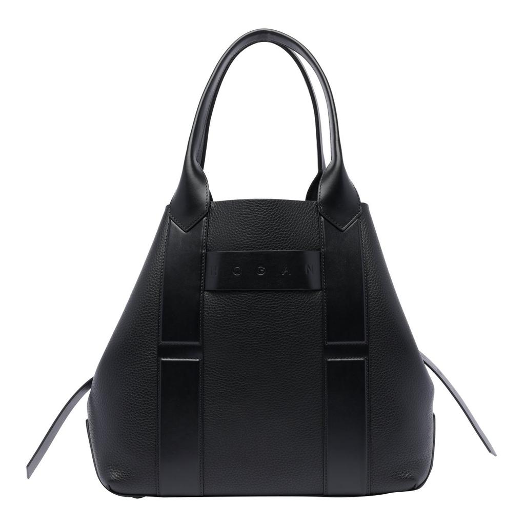 HOGAN H-BAG SMALL LEATHER TOTE BAG レザーバッグ hogan Hogan H-Bag Small Leather Tote Bag - Tote Bags