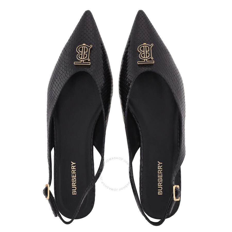 Burberry Open Box - Burberry Sienna Slingback Leather Balllerina Flats 3