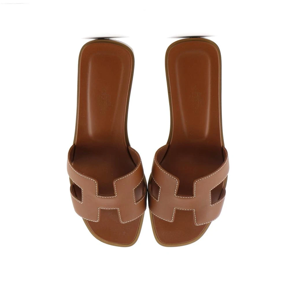 Hermes Women's Oran Sandals Leather 2
