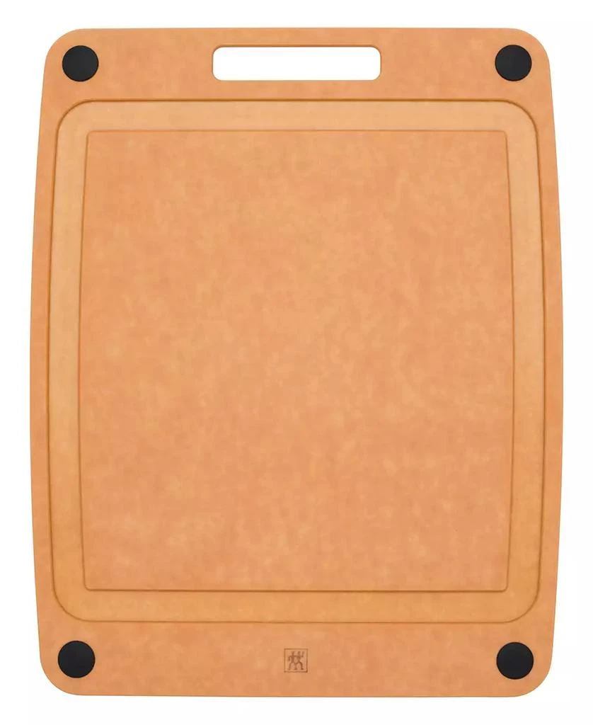 ZWILLING Plant Fiber 14x11.25" Natural with Juice Grooves and Silicone Feet Cutting Board 1