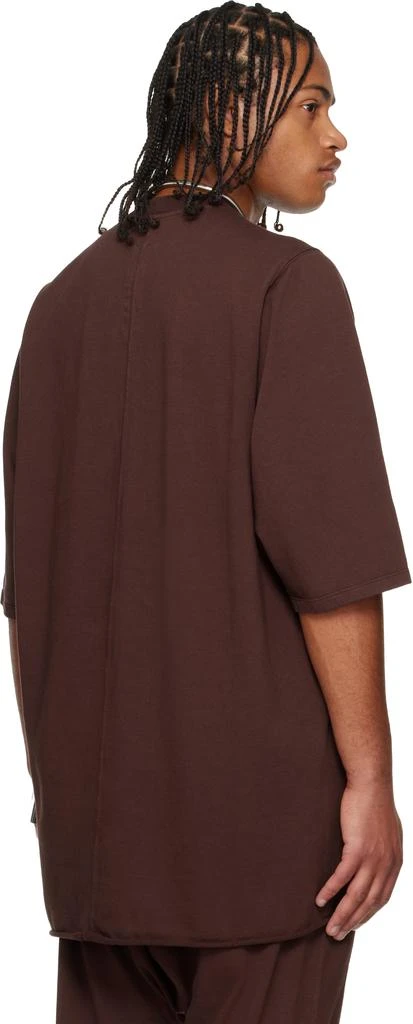Rick Owens Burgundy Concordians Jumbo SS T-shirt 3