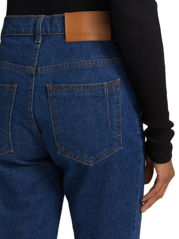 Derek Lam Eden High Rise Slim Fit Cropped Jeans 4
