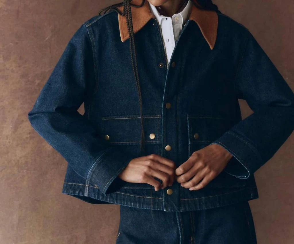 The Great The Great. - Denim Swingy Jacket