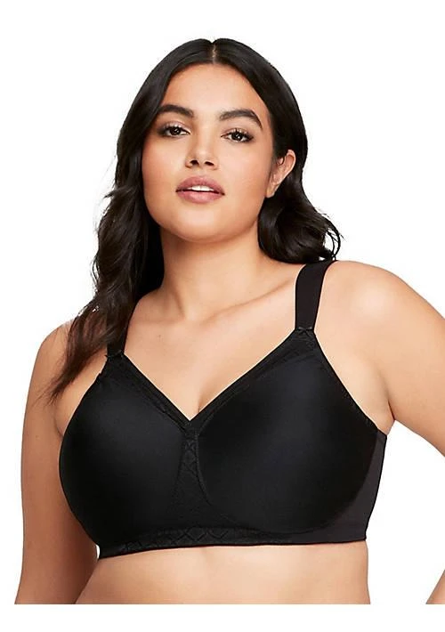 Glamorise® Full Figure Plus Size Magiclift Seamless T Shirt Bra Wirefree 1080 1