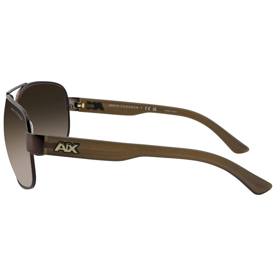 Armani Exchange Smoke Gradient Navigator Men
s Sunglasses AX2012S 605813 62 3
