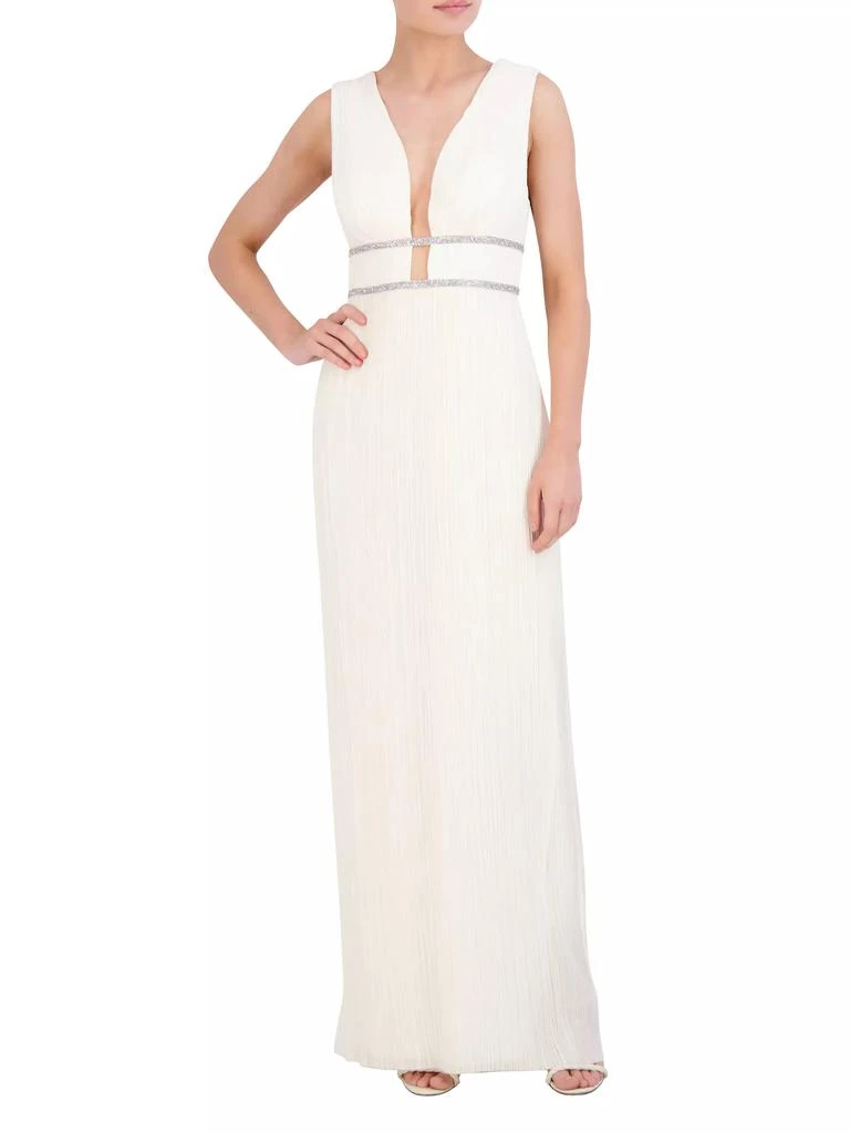 BCBG Beaded V-Neck Gown 2
