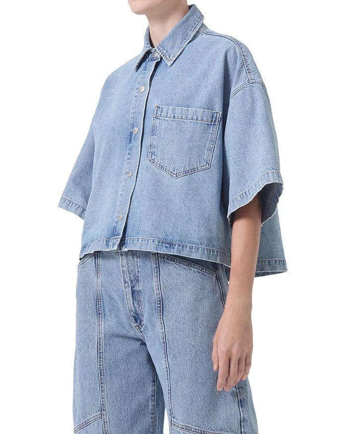 AGOLDE Rona Box Denim Shirt 7