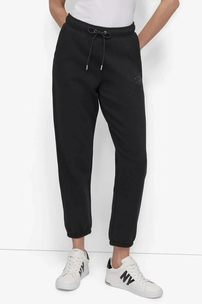 DKNY EMBROIDERED VARSITY LOGO JOGGER 1