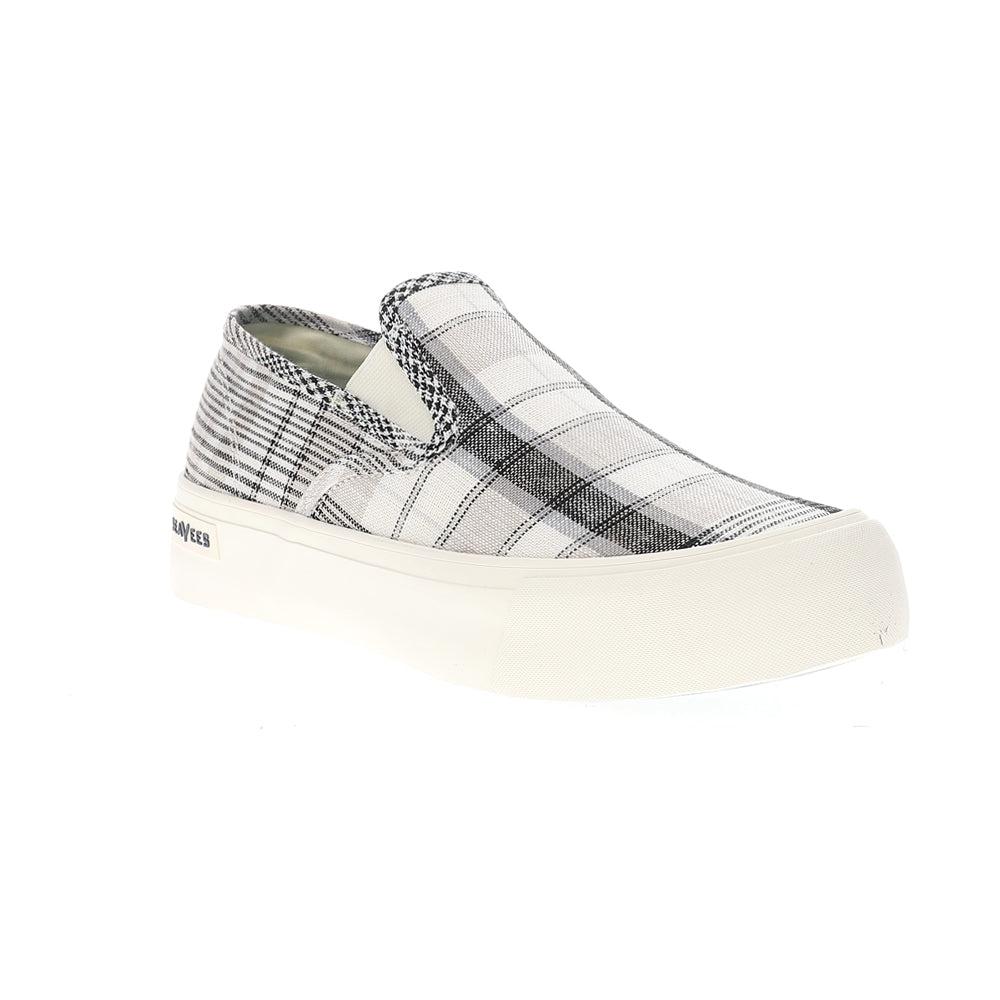 SeaVees Baja Plaid Slip On Platform Sneakers