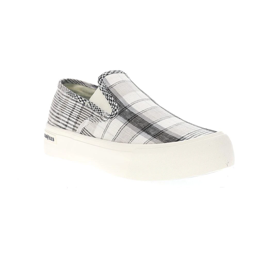 SeaVees Baja Plaid Slip On Platform Sneakers 2