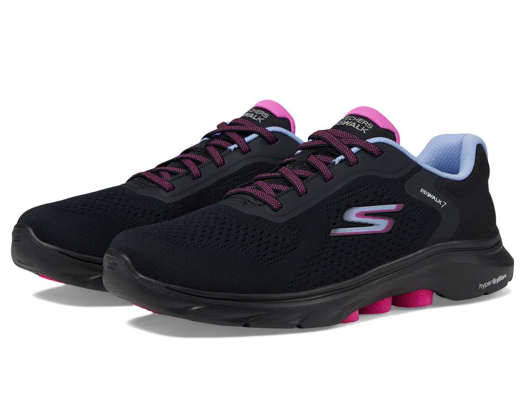 SKECHERS Performance Go Walk 7 - Cosmic Waves Athletic Walking Sneaker