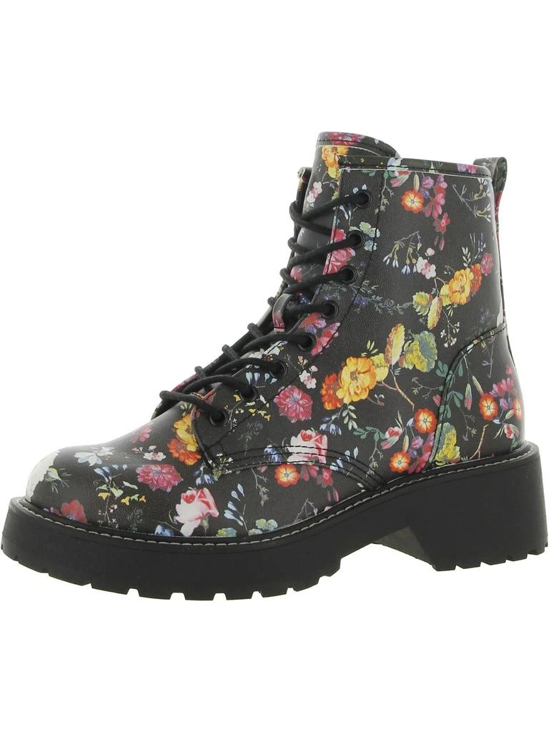 Madden Girl Carra Womens Rhinestone Lug Sole Ankle Boots 17