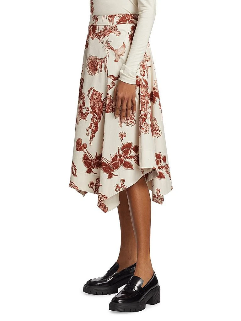 Jason Wu Floral Handkerchief Midi-Skirt 4