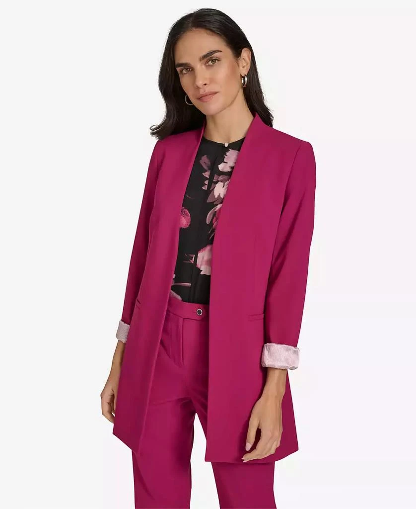 Calvin Klein Women's Petite 3/4-Sleeve Blazer 1