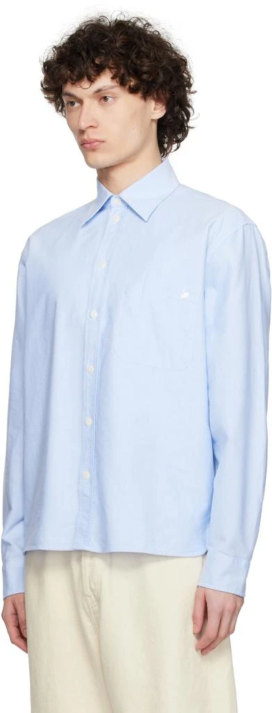 Merz b. Schwanen Blue SHIRT11OX Oxford Shirt 4