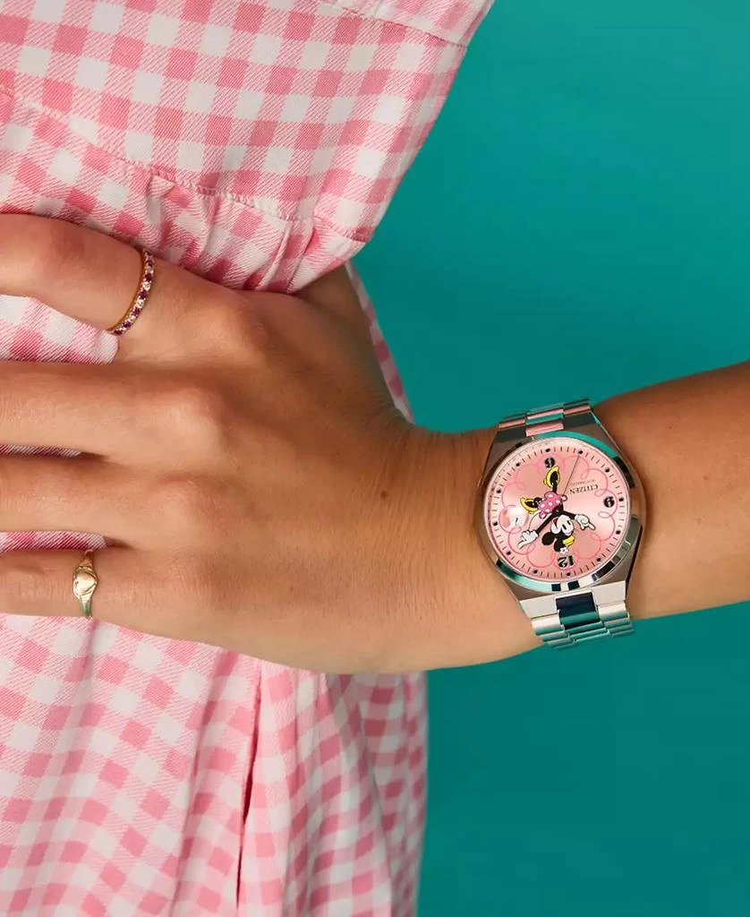 Citizen Men's Automatic Disney Minnie Mouse Stainless Steel Bracelet Watch 40mm 4