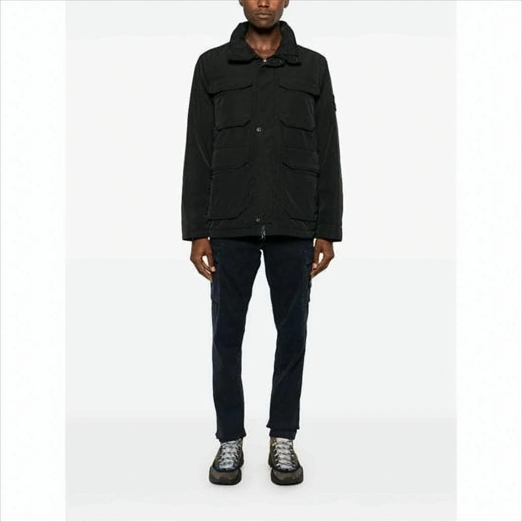 Stone Island Padded Jacket with High Collar 4