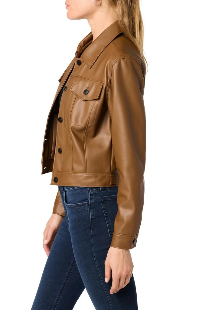Joe's Crop Faux Leather Jacket 4