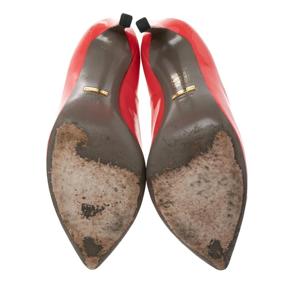 Gucci Gucci Red Patent Leather Pointed Toe Pumps Size 39 6