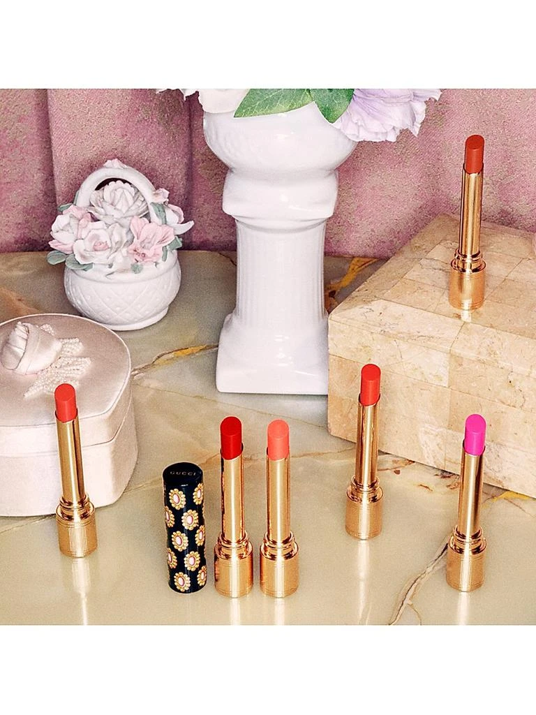 Gucci Gucci Rouge de Beauté Brilliant Shine Glow and Care Lipstick 4