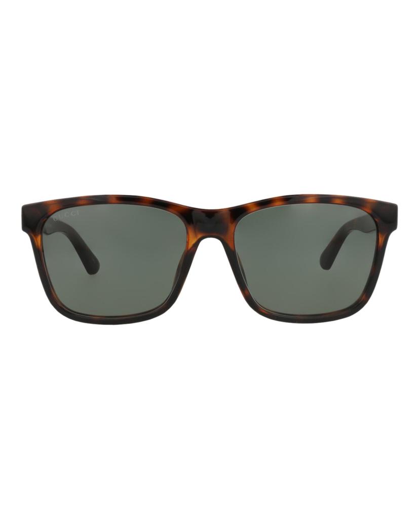 Gucci Square-Frame Injection Sunglasses