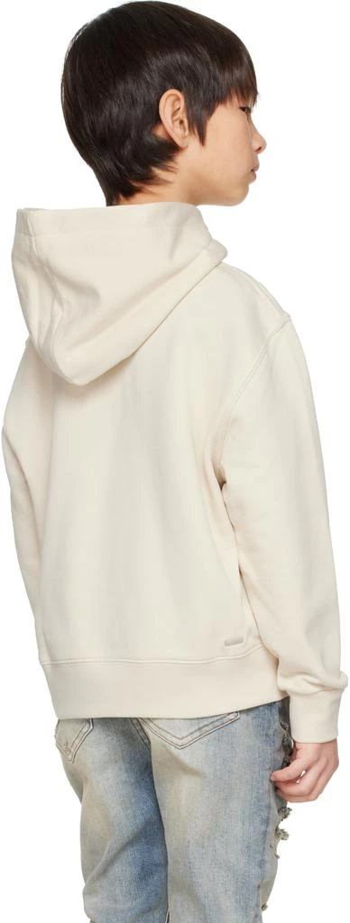 AMIRI Kids Beige Staggered Sequin Hoodie 3