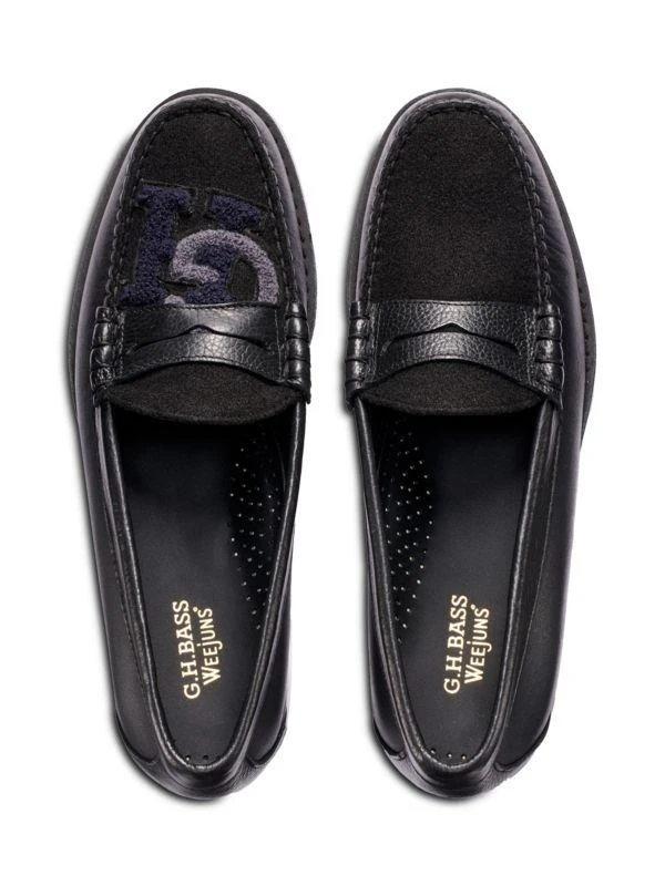 G.H. Bass Larson Letterman Leather & Suede Penny Loafers 7