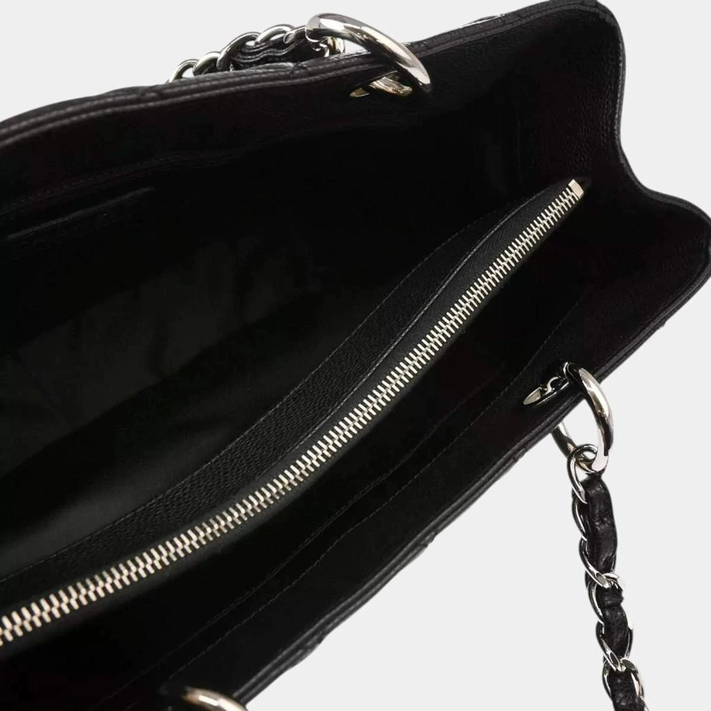 Chanel Chanel Black Calfskin Grand Shopping Tote Bag 4