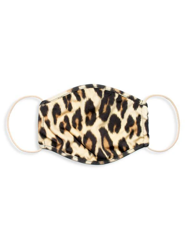 Alice + Olivia Leopard Print Face Mask 1