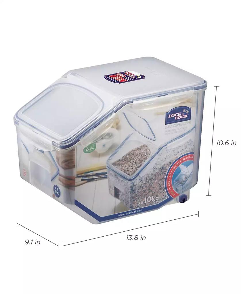 Lock & Lock Easy Essentials 50.7-Cup Food Storage Container with Flip Lid and Serving Cup