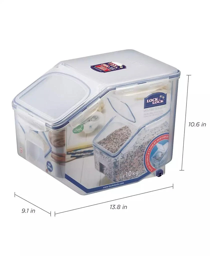 Lock & Lock Easy Essentials 50.7-Cup Food Storage Container with Flip Lid and Serving Cup 2